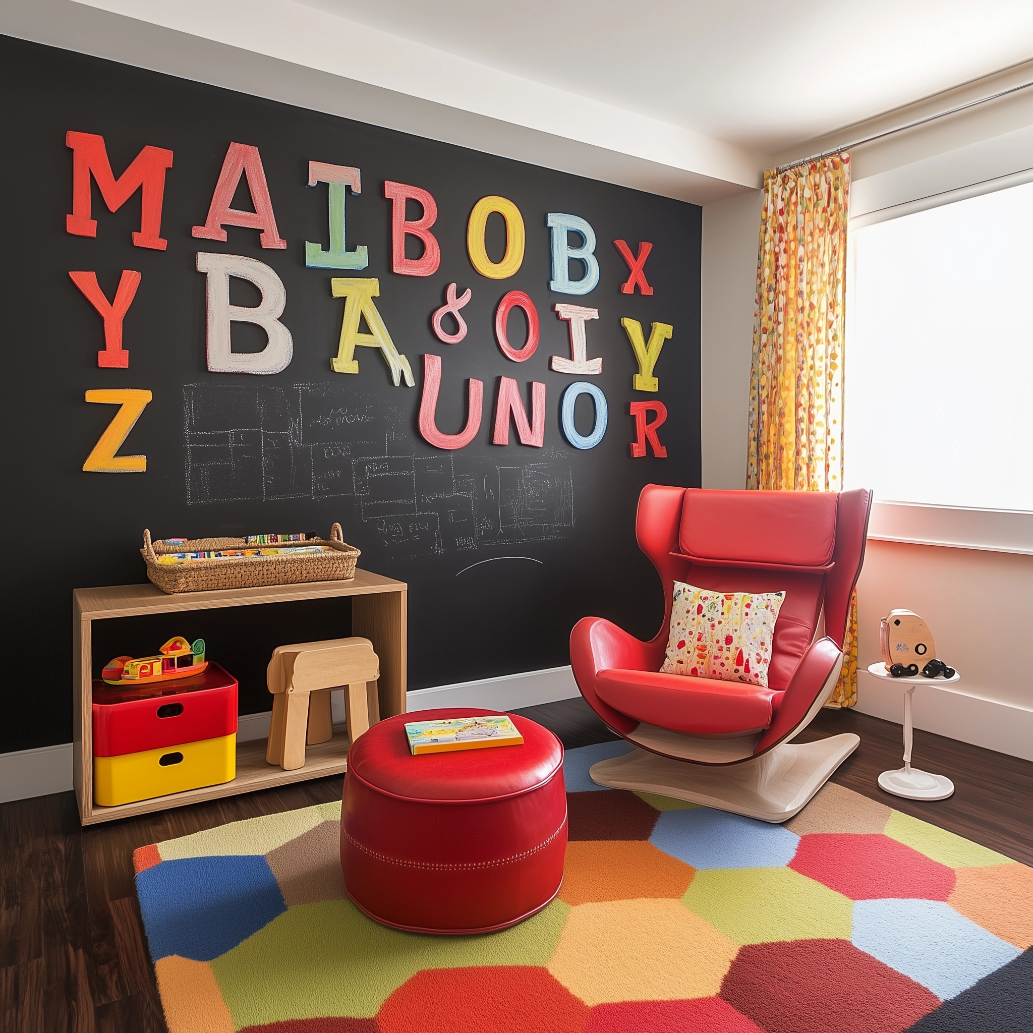 Educational boy nursery