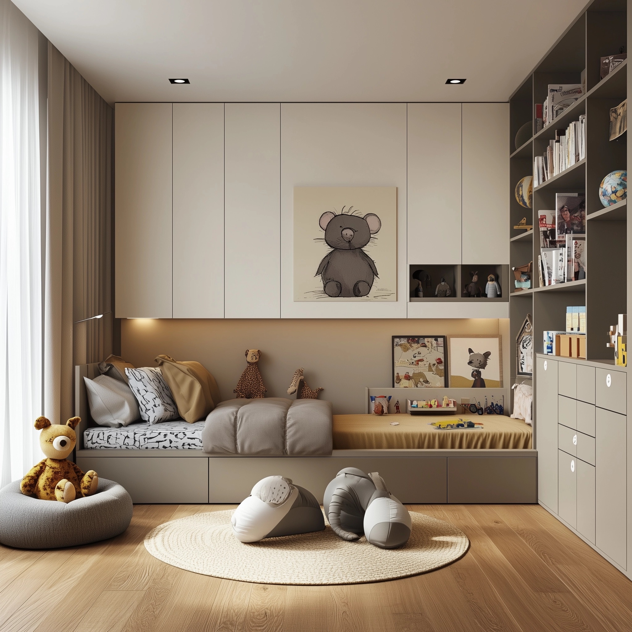 Adaptable boy nursery design