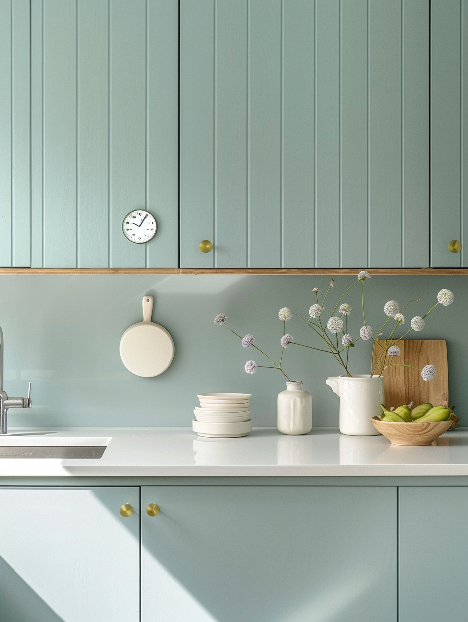 Blue-Green Kitchen Palette