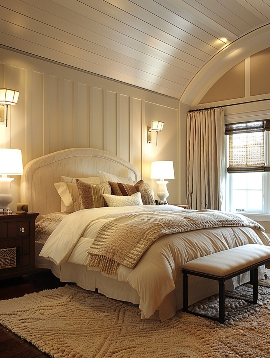 Layered Bedroom Lighting