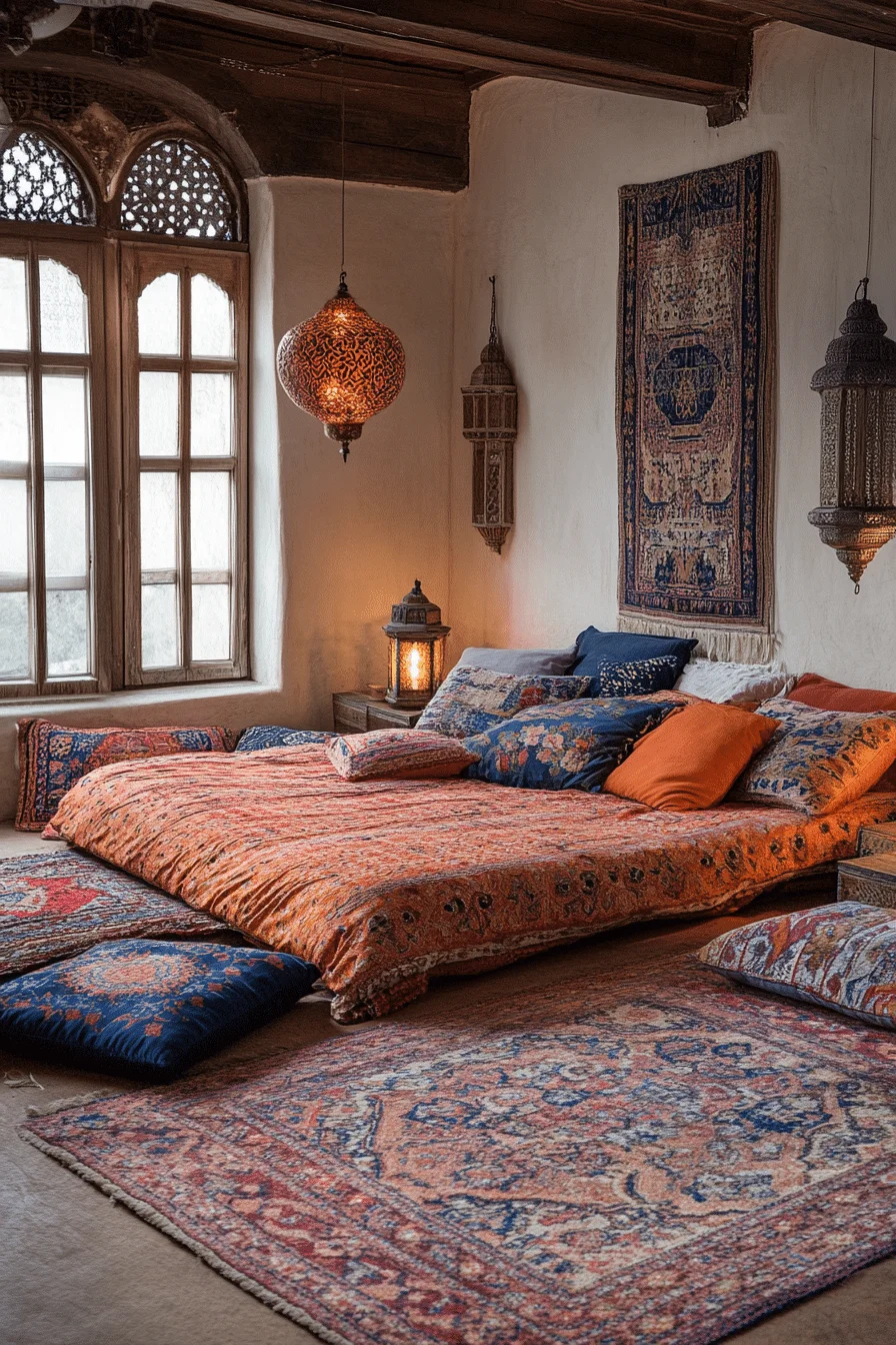 boho vintage bedroom