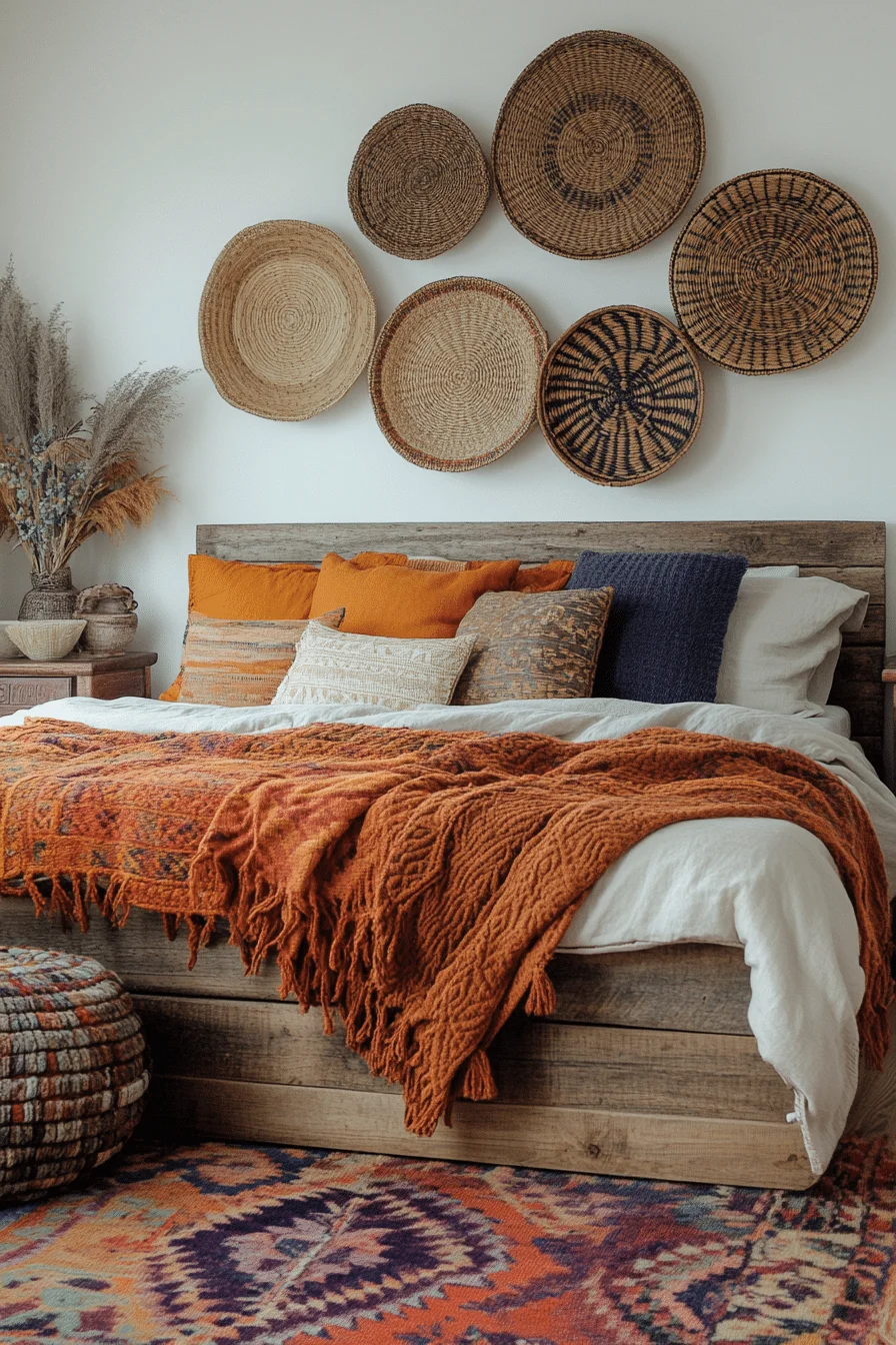 boho vintage bedroom