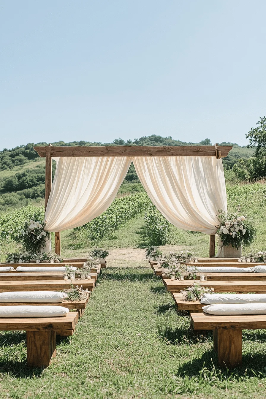boho rustic wedding decor
