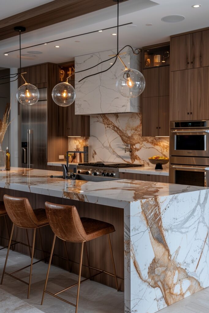 Luxurious Marble Kitchens