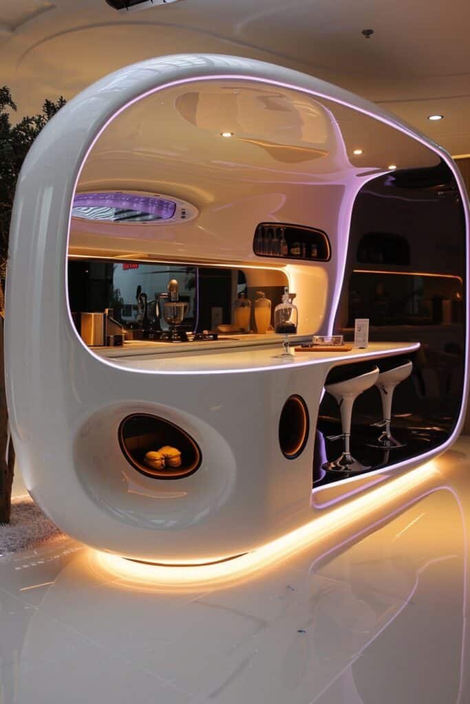 Futuristic Pod Kitchens