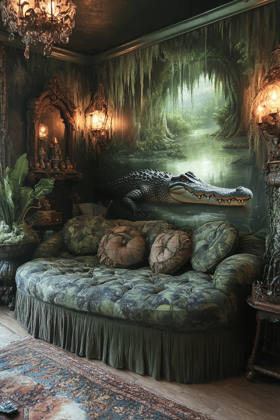 Therian Room Decor Alligator Swamp Cove
