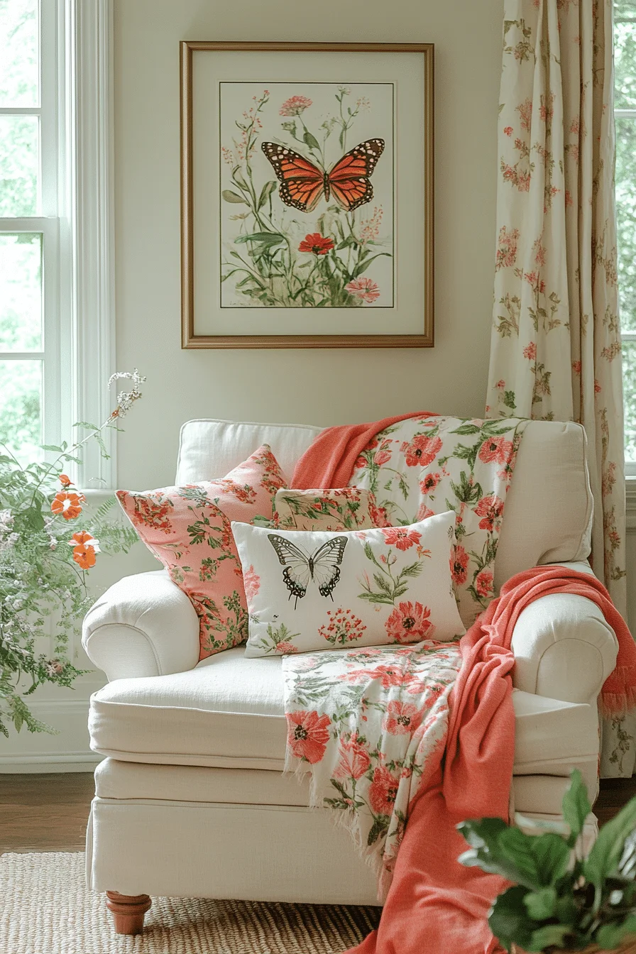 Therian Room Decor Butterfly Meadow Garden