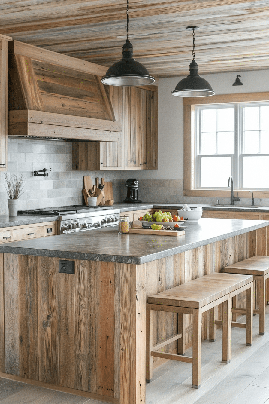 rustic kitchen cabinets