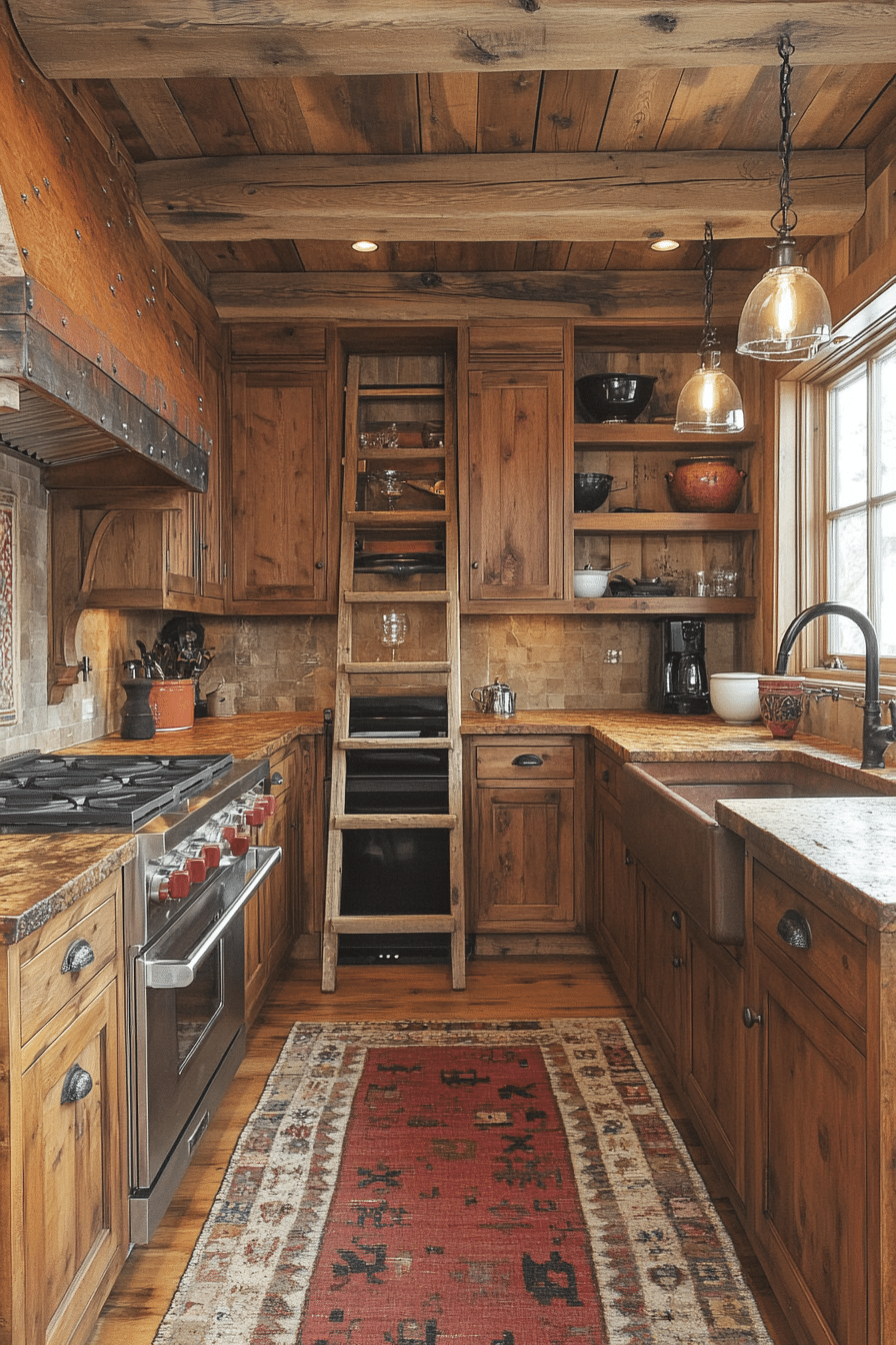 rustic kitchen cabinets