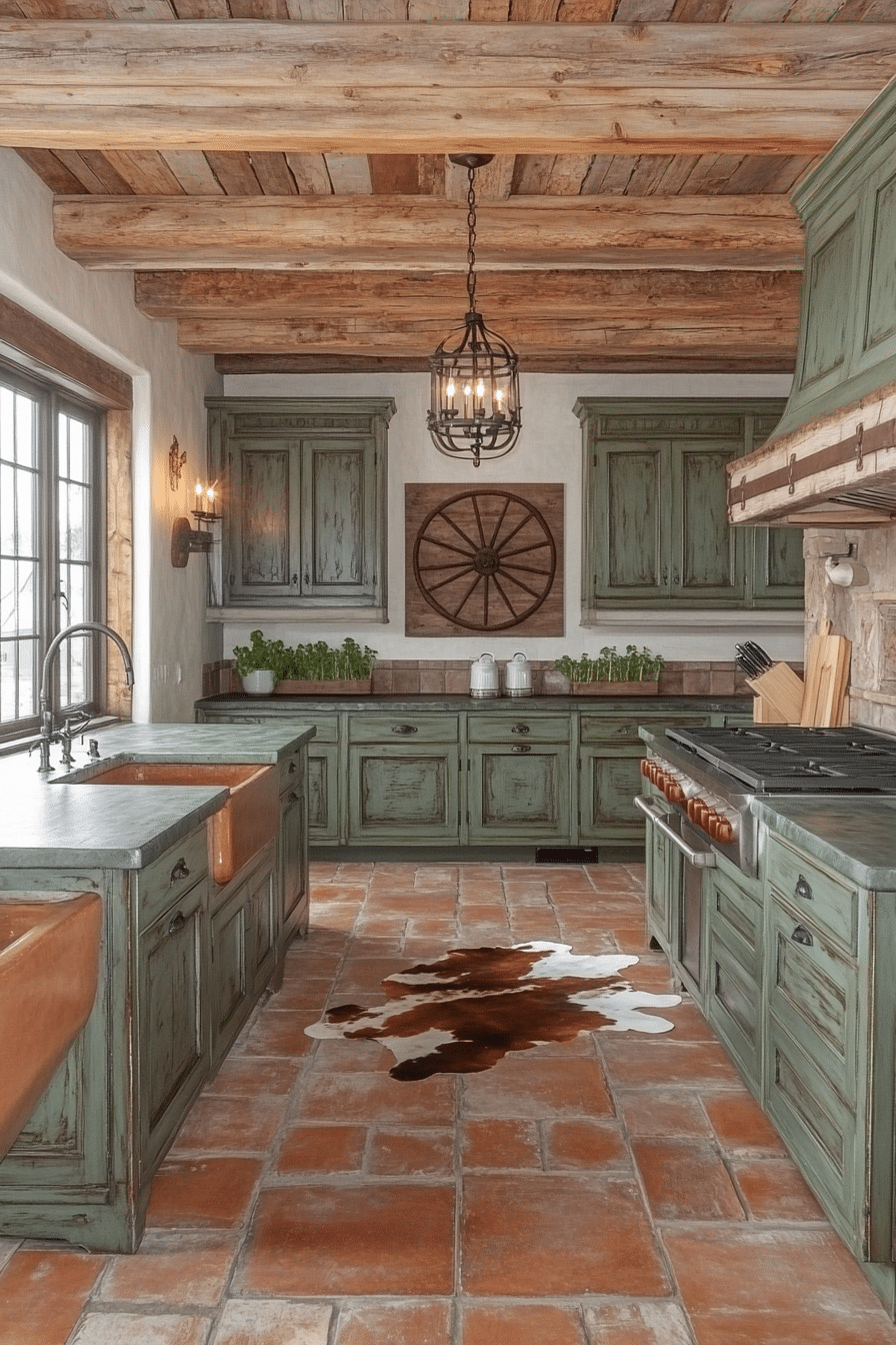 rustic kitchen cabinets
