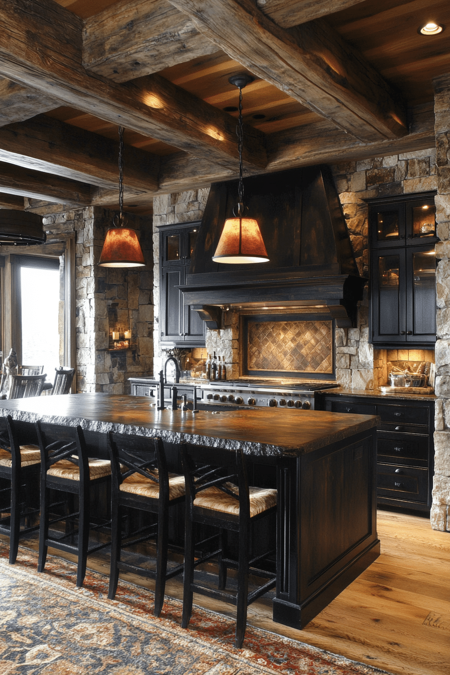 rustic kitchen cabinets