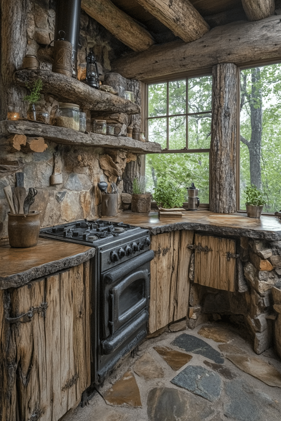 rustic kitchen cabinets