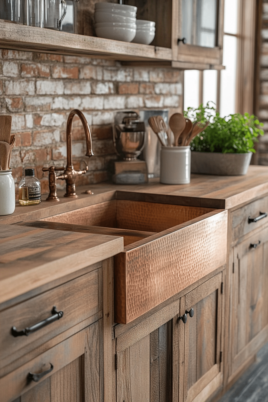 rustic kitchen cabinets