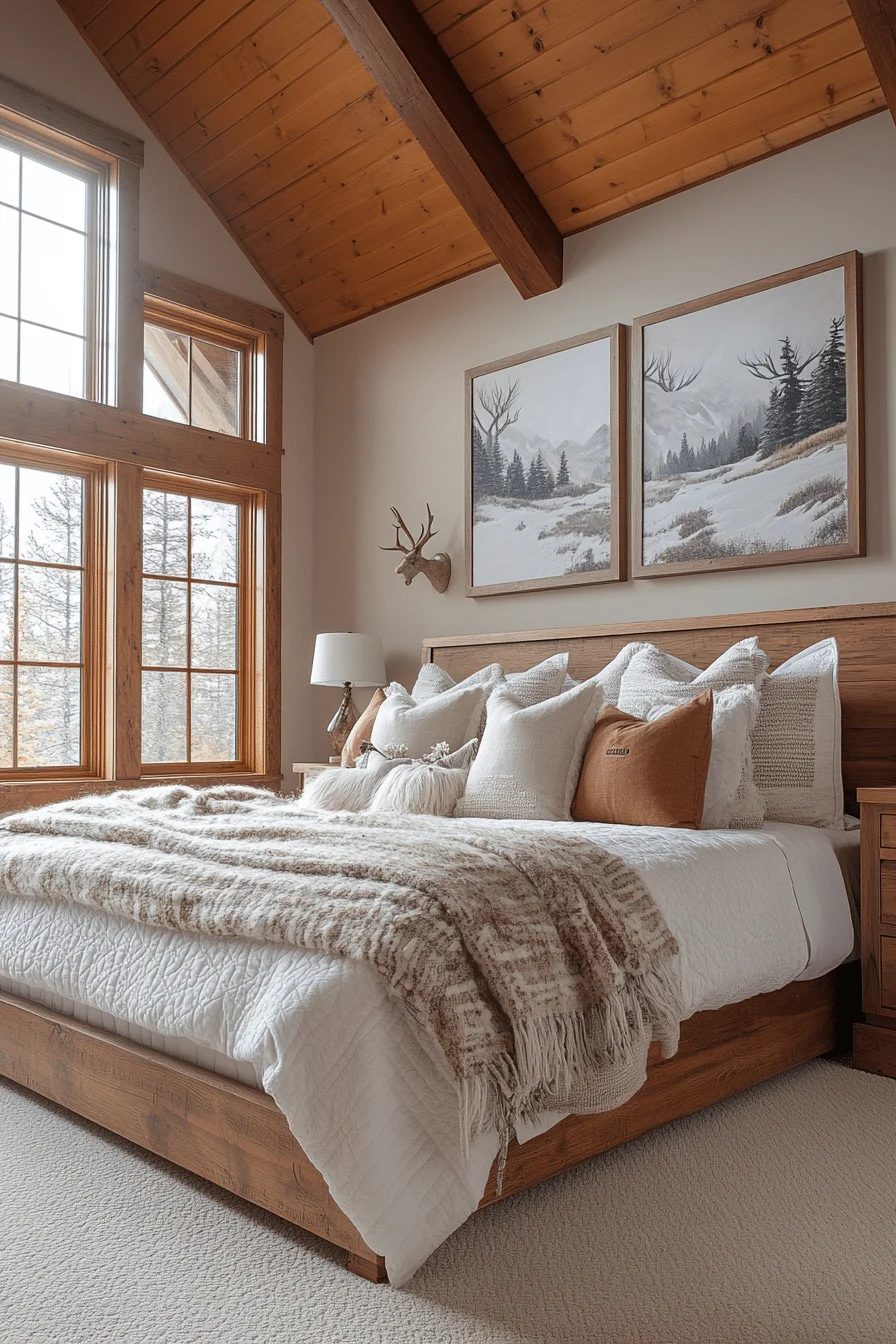 mountain western bedroom