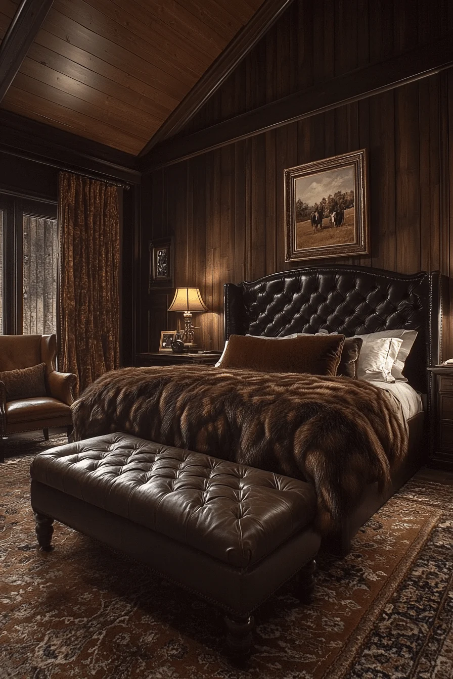 luxurious ranch bedroom