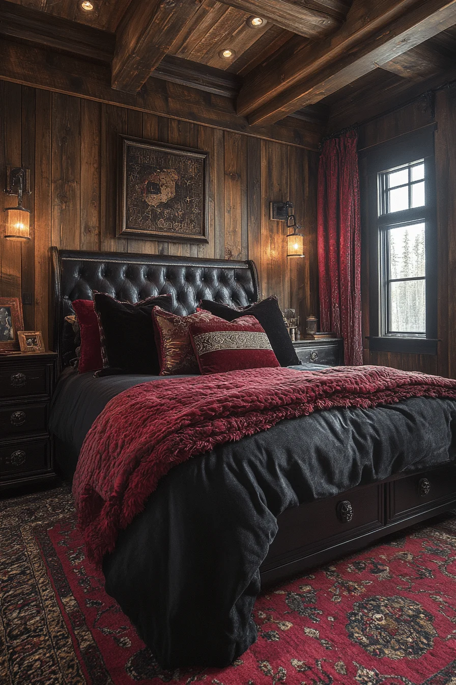 outlaw inspired western bedroom