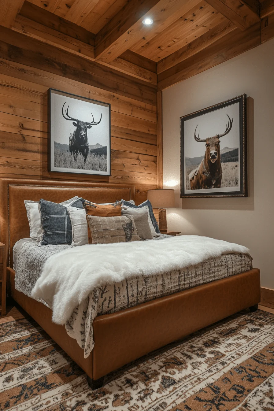 cowboy inspired bedroom