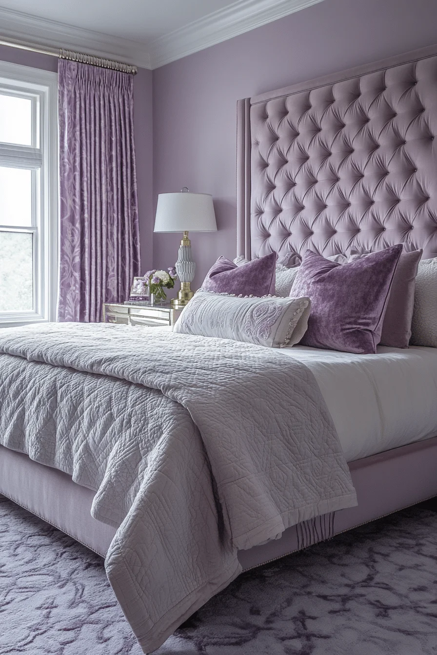 Velvet Lavender Bedroom