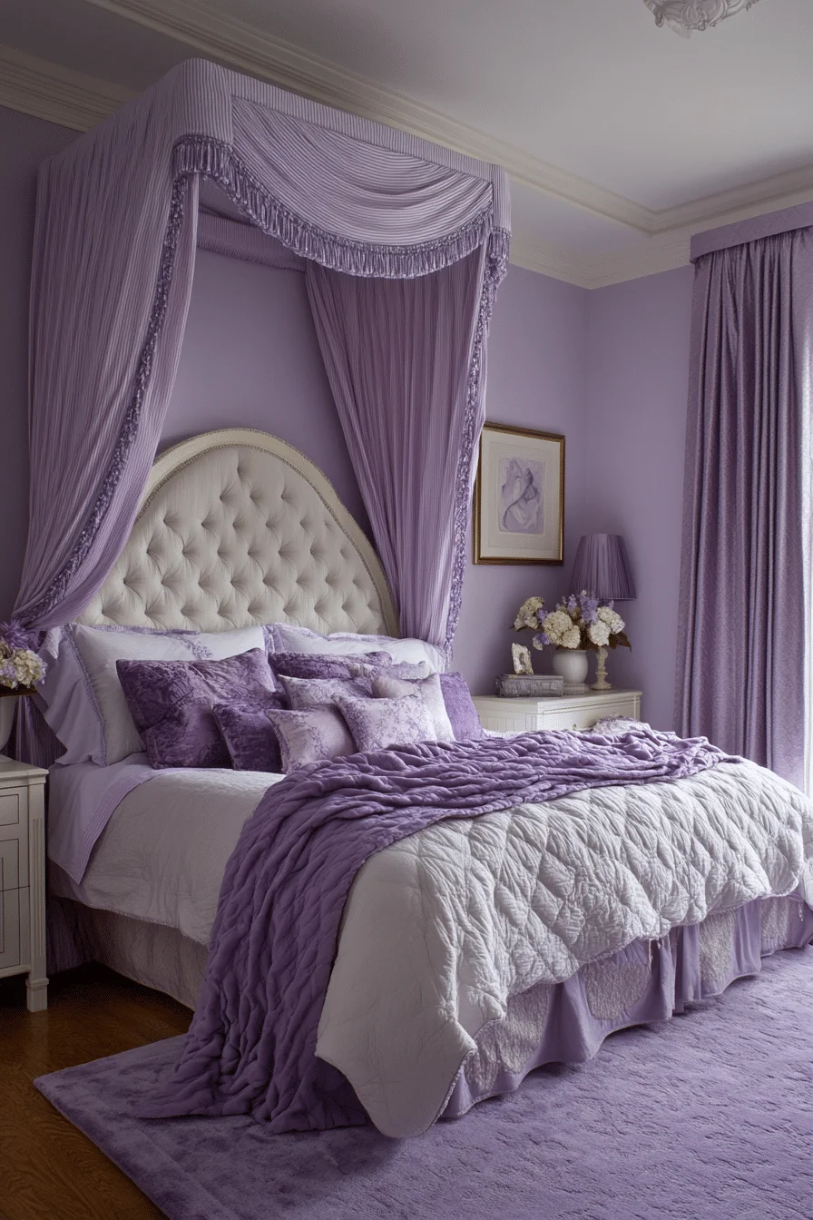 Soft Lavender Bedroom