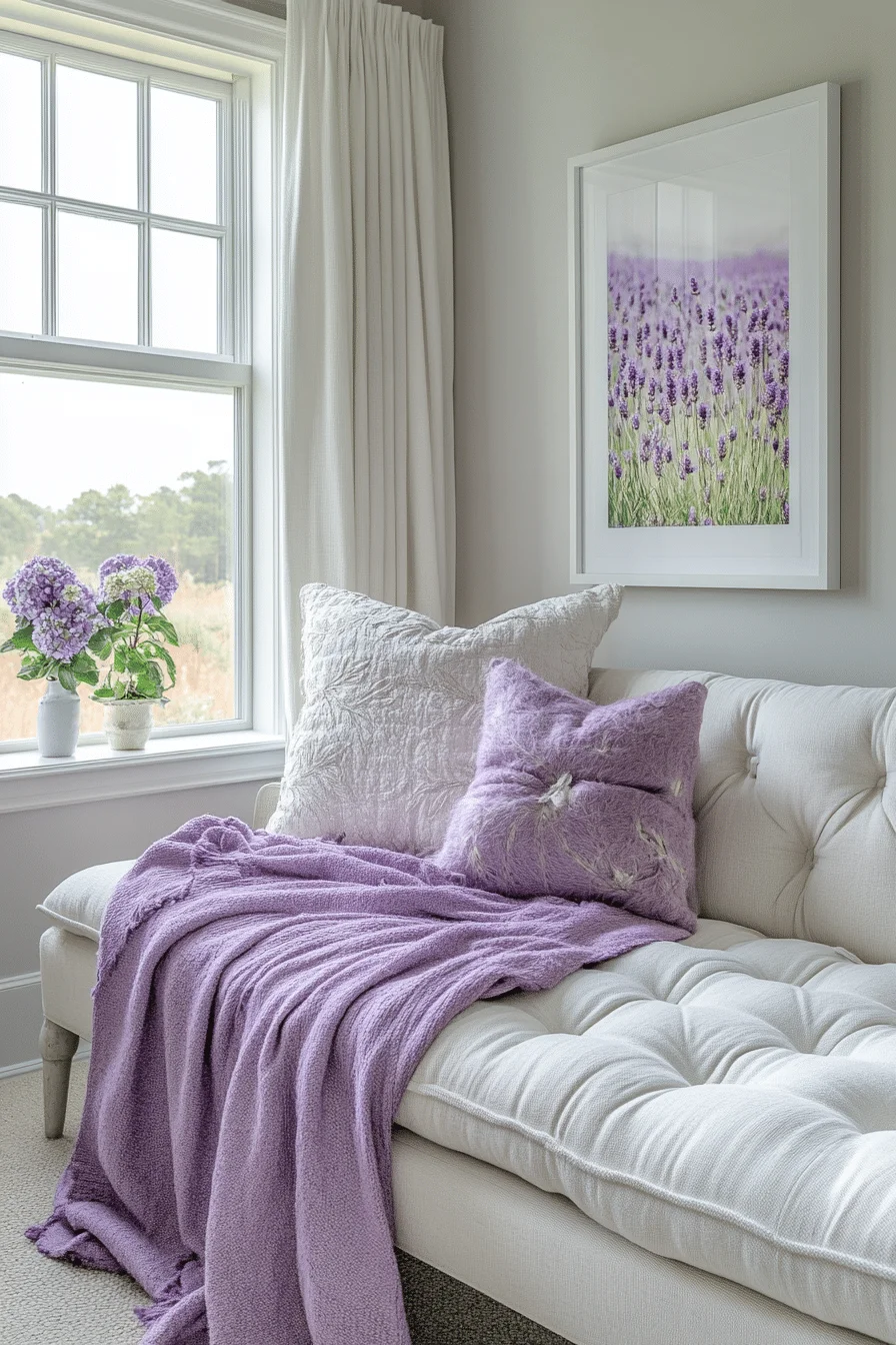 Soft Lavender Bedroom