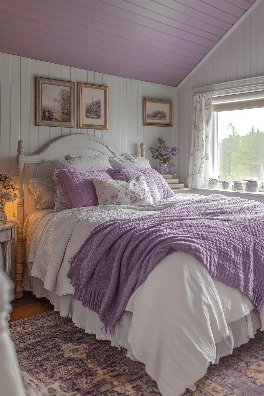 Soft Lavender Bedroom