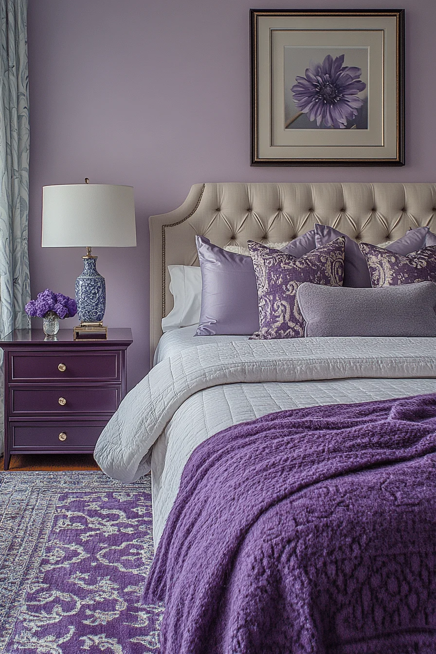 Soft Lavender Bedroom
