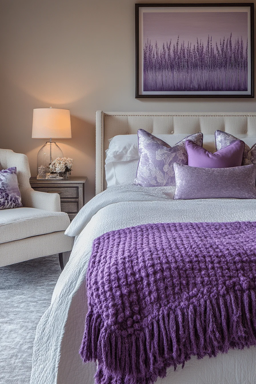 Soft Lavender Bedroom