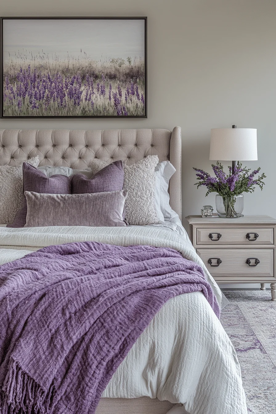 Soft Lavender Bedroom