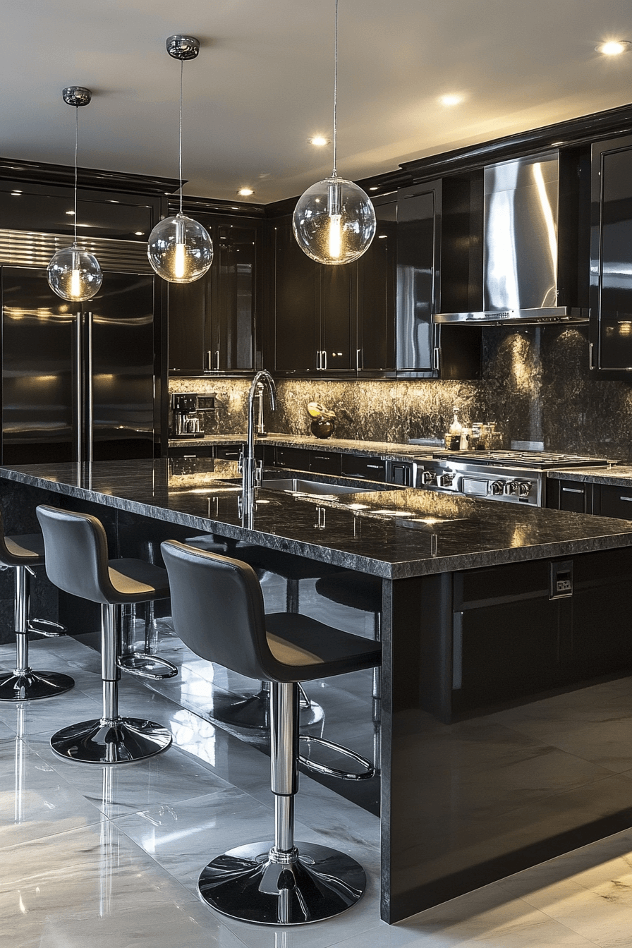 dark taupe kitchen cabinets