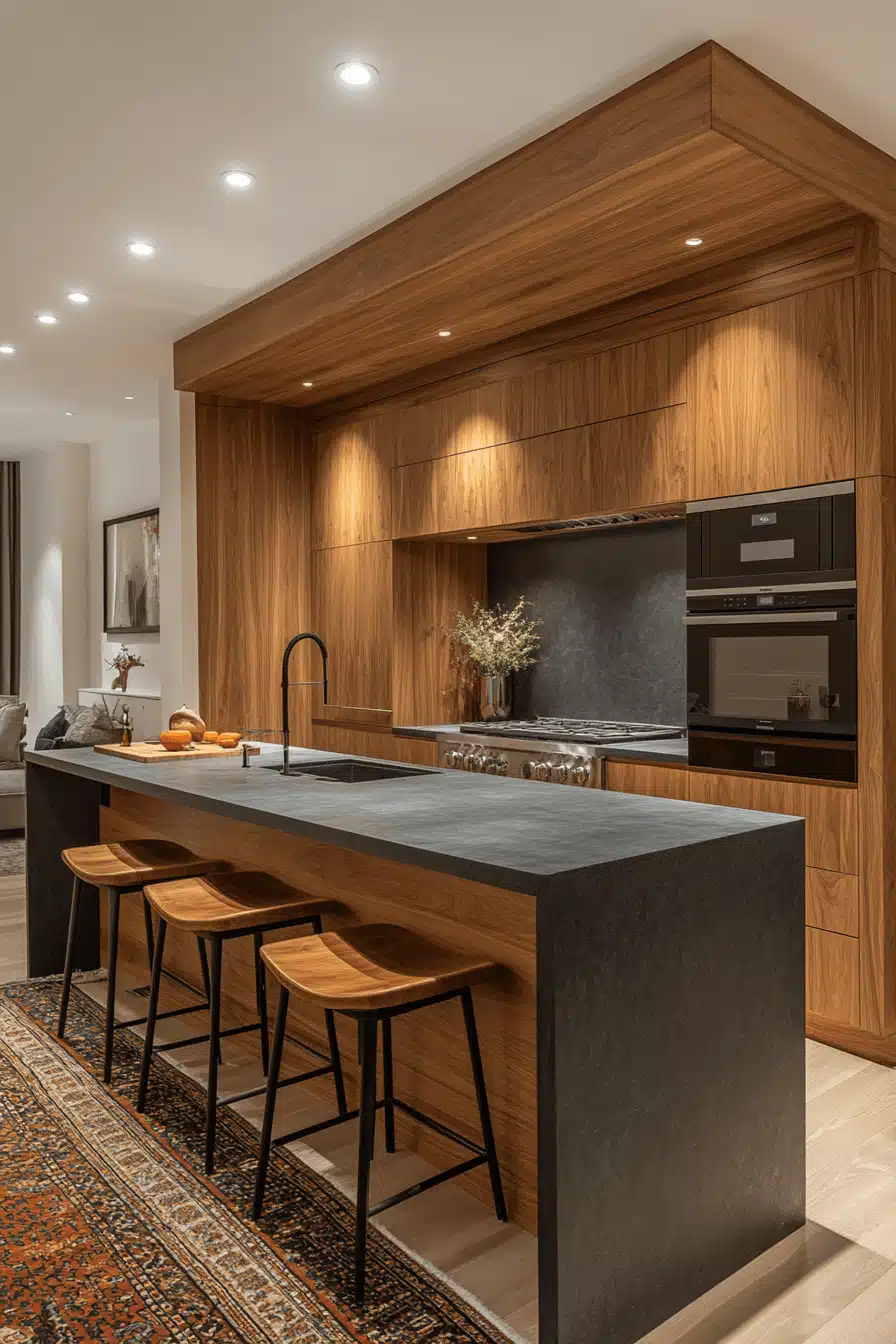 white oak kitchen cabinets