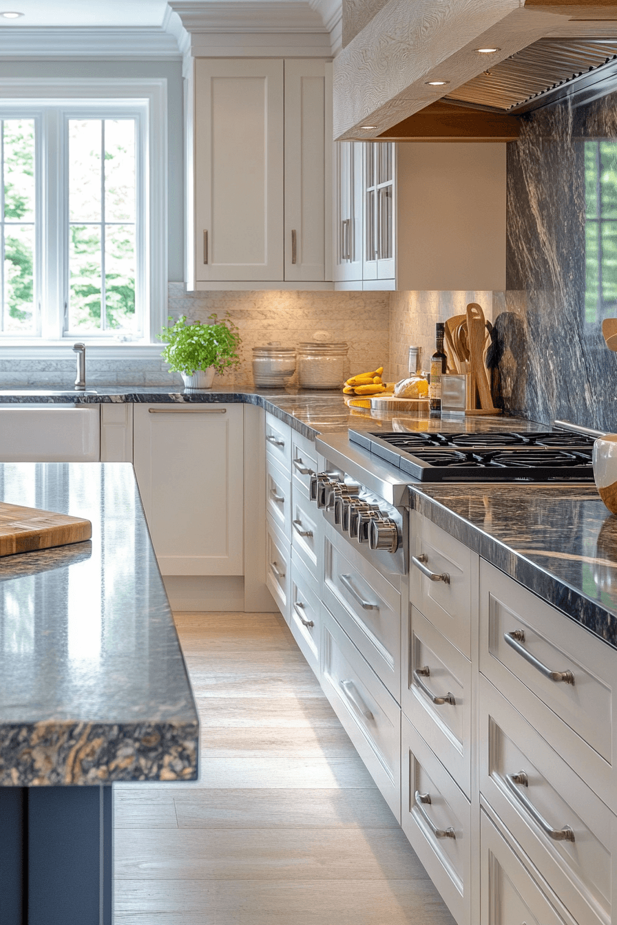 blue granite countertops
