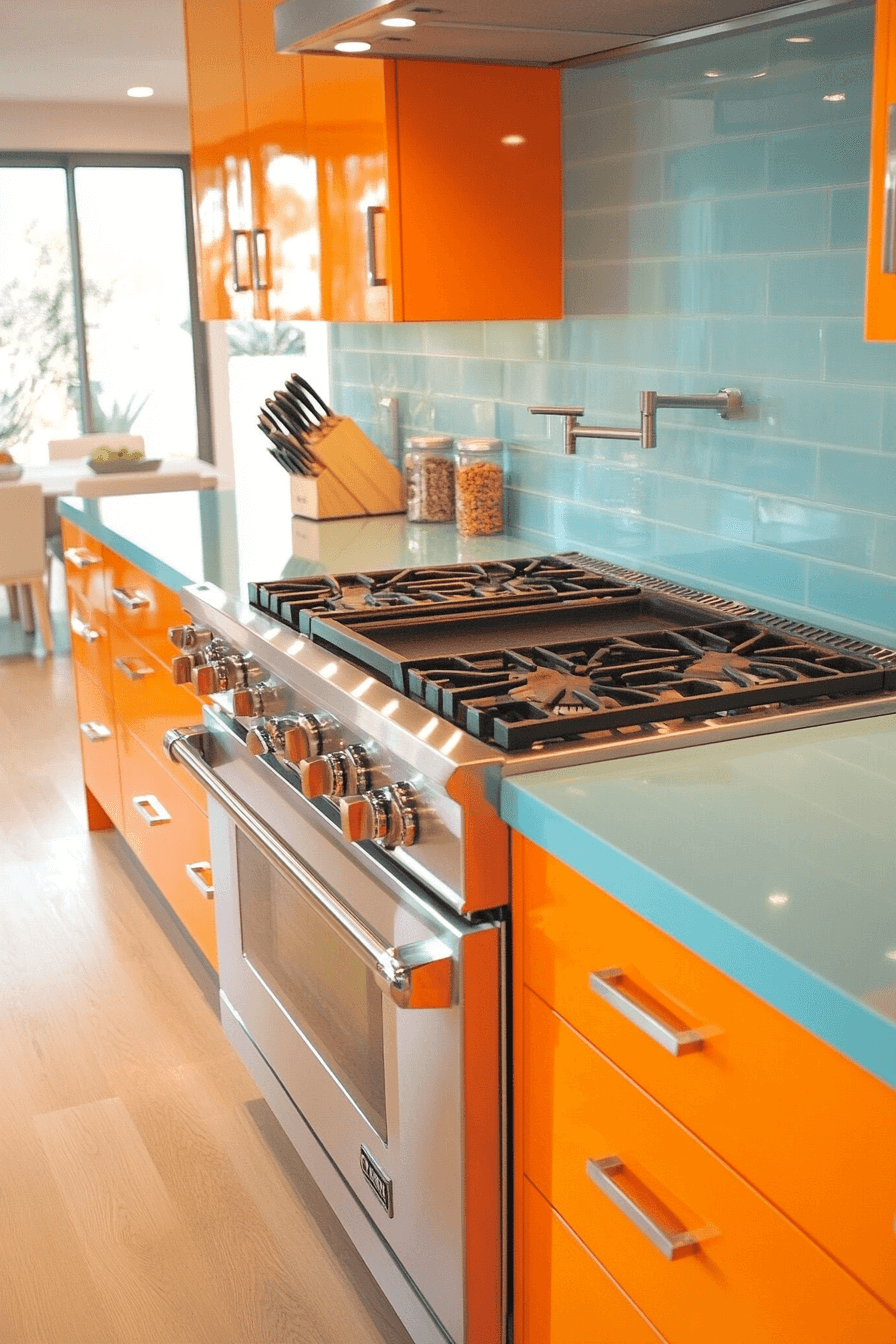 vibrant kitchen countertops