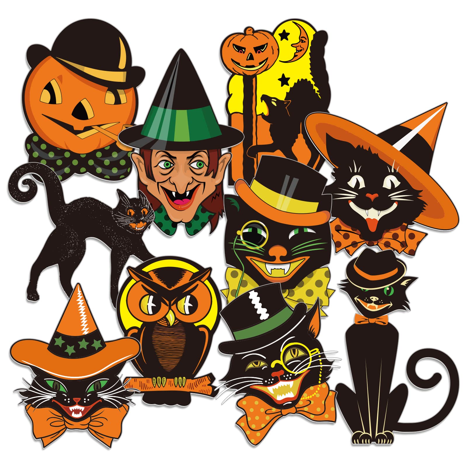 Whaline Vintage Halloween Cutouts