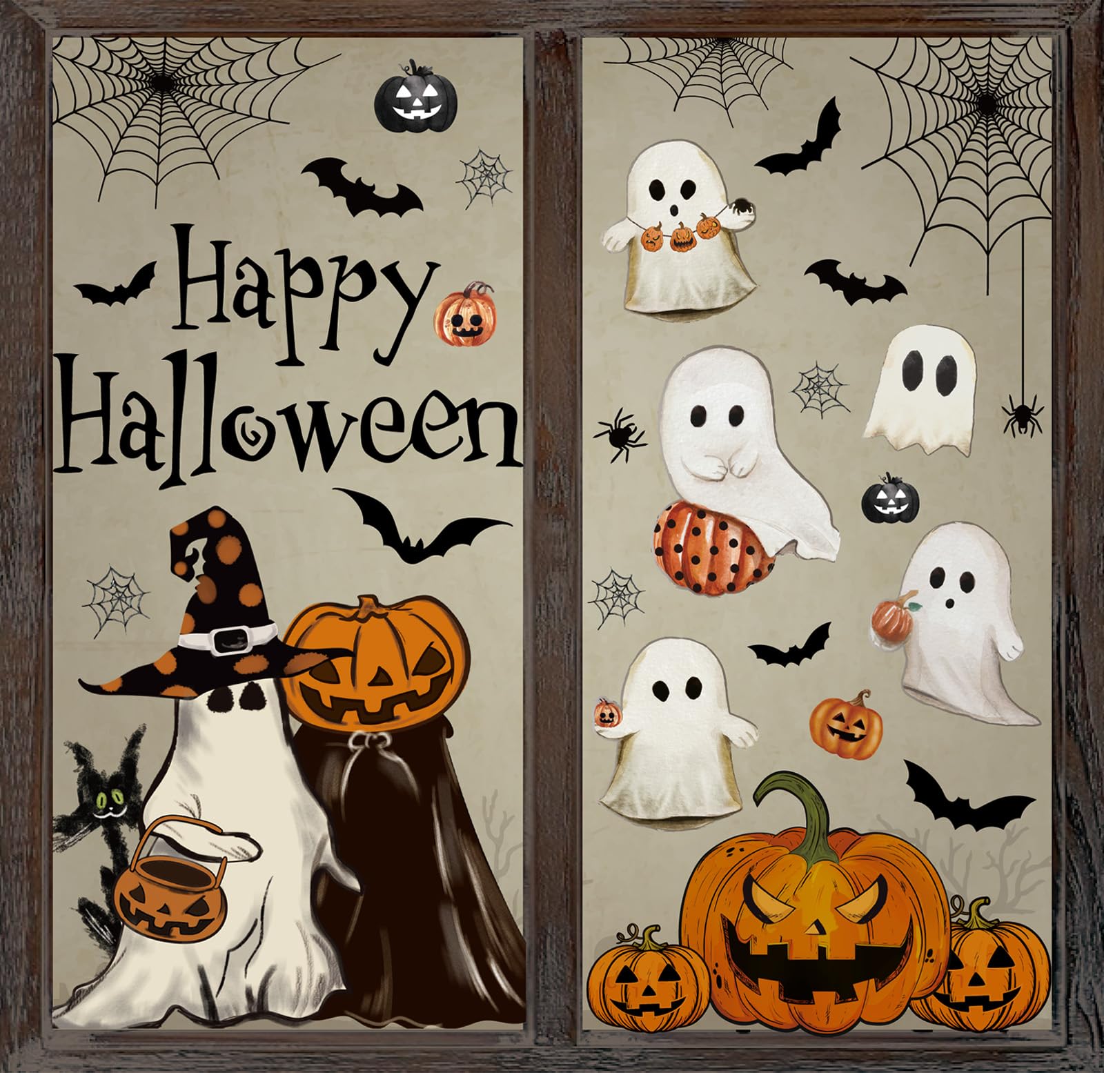 Whaline Halloween Window Clings