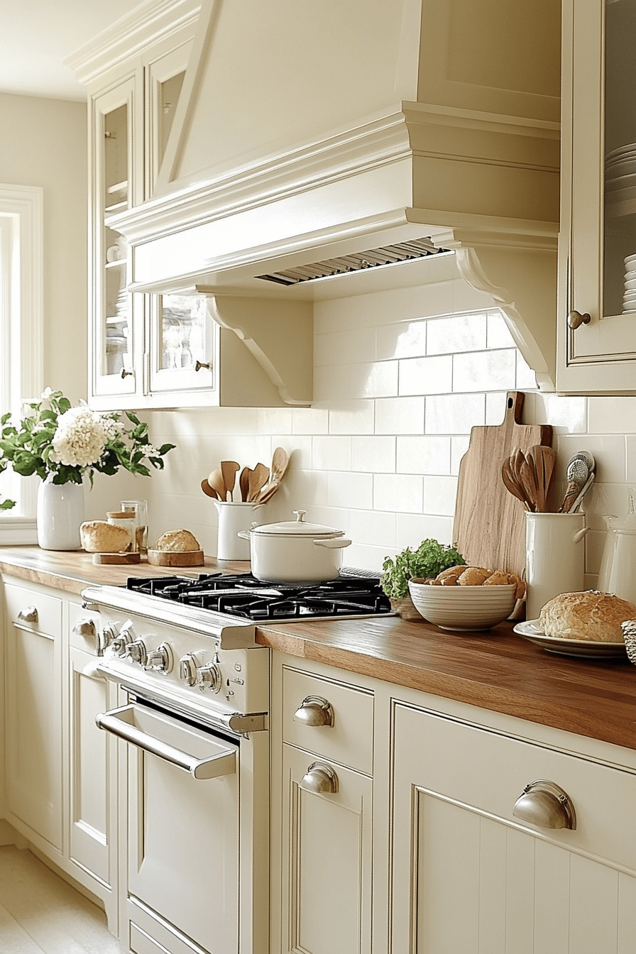 ivory kitchen cabinets