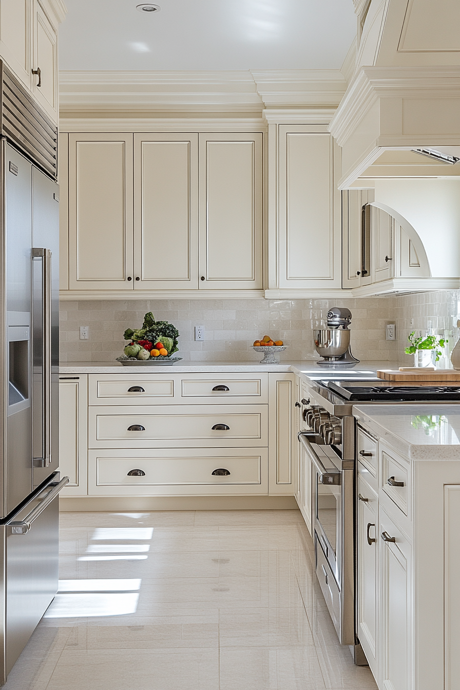 ivory kitchen cabinets