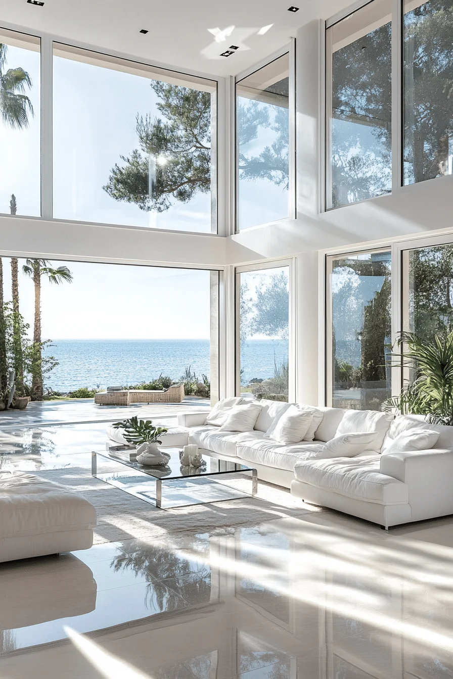 Minimalist contemporary living room ideas