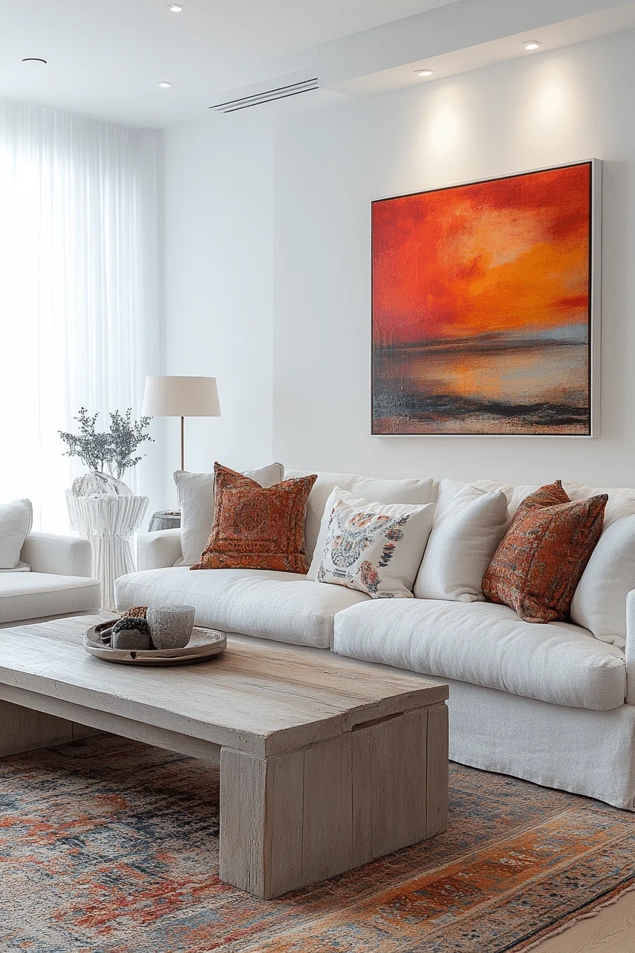 Minimalist contemporary living room ideas