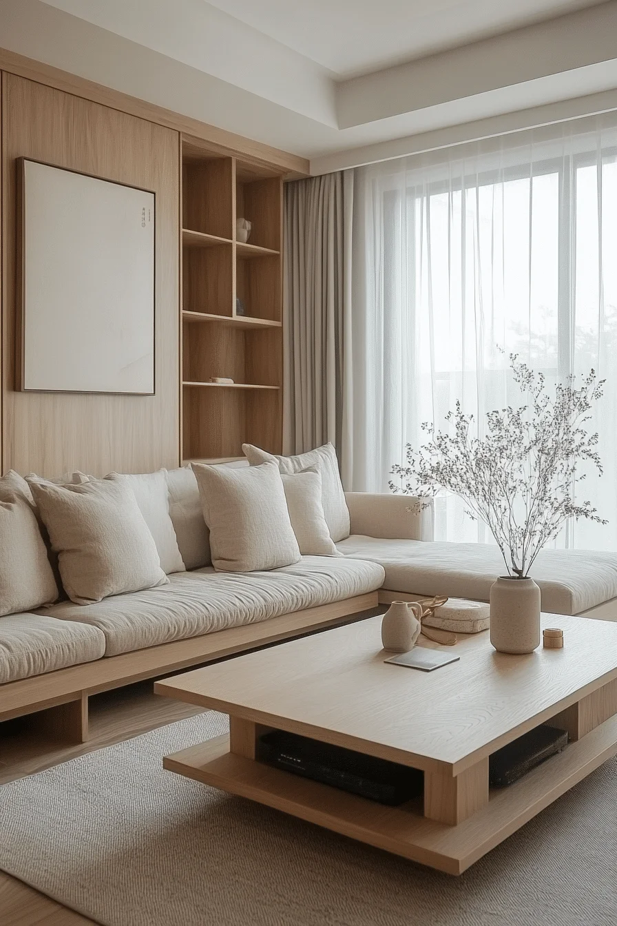 Minimalist contemporary living room ideas