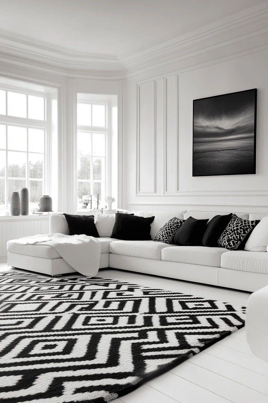 Minimalist contemporary living room ideas