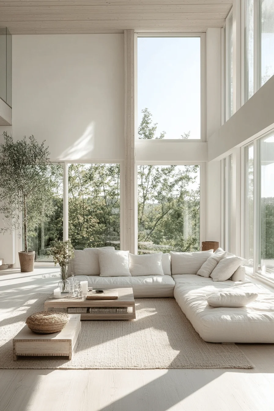 Minimalist contemporary living room ideas