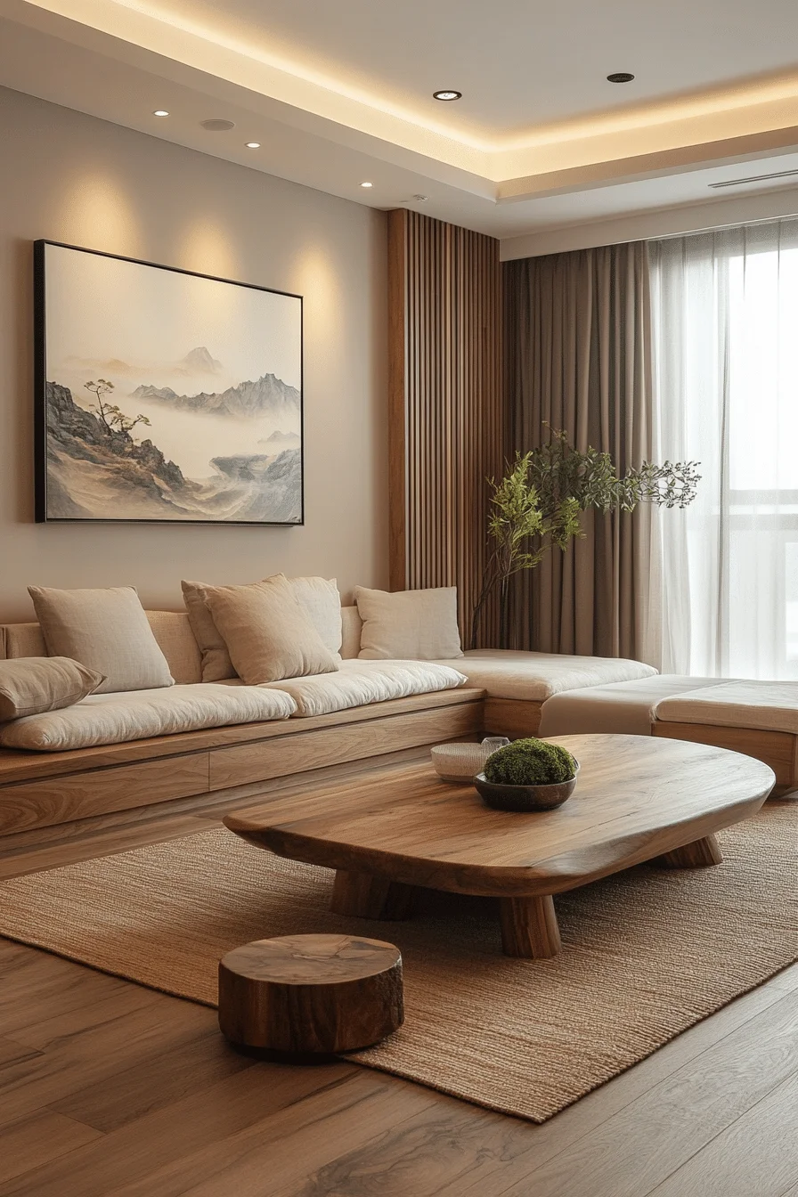 Minimalist contemporary living room ideas
