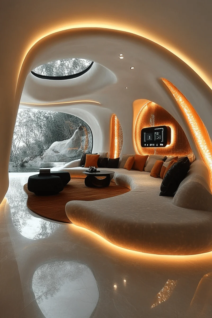 Minimalist contemporary living room ideas