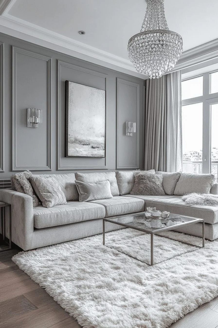 29 Chic Grey Minimalist Living Room Ideas 23 Grey Minimalist Living Room