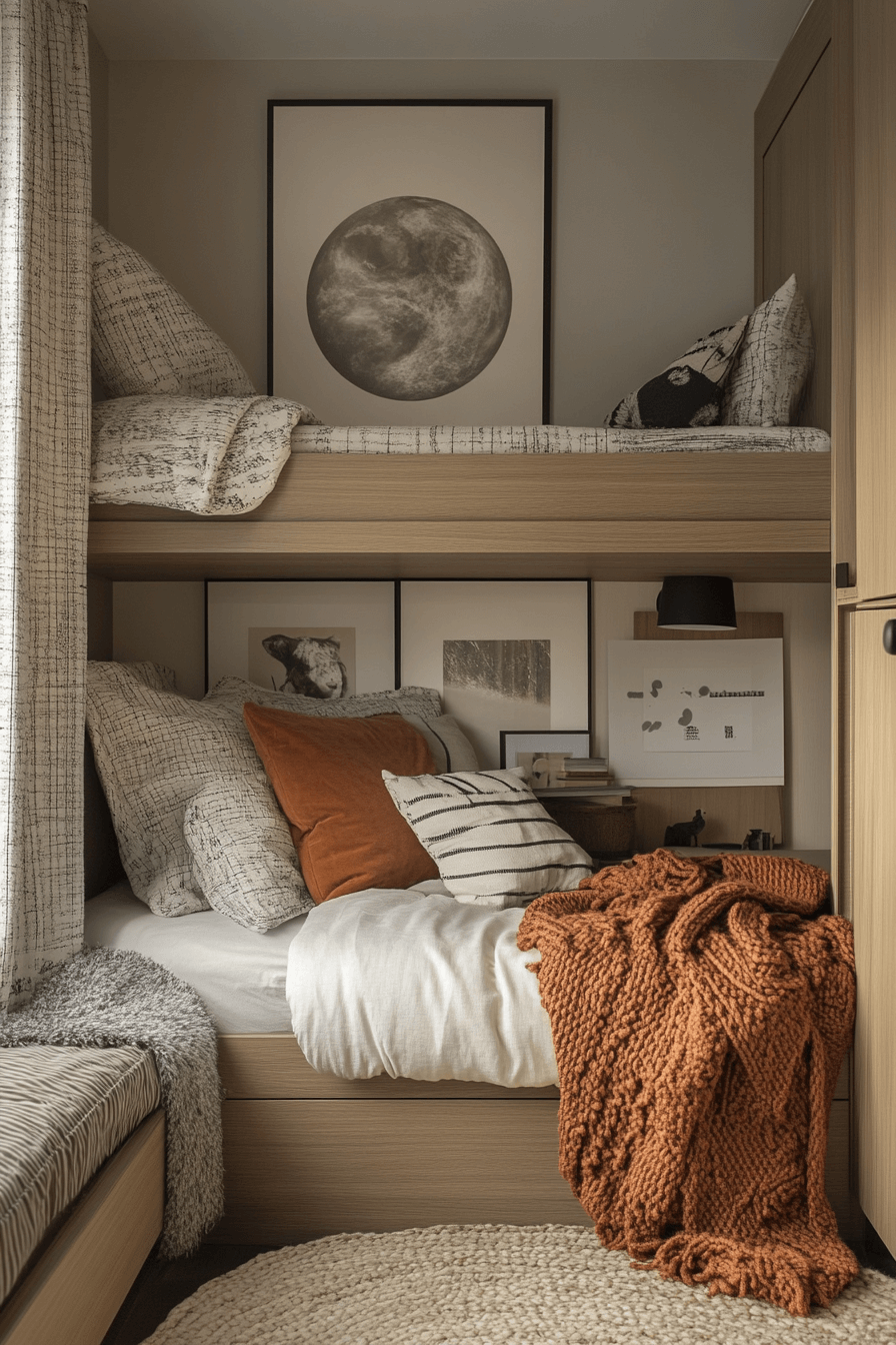 japandi kids room