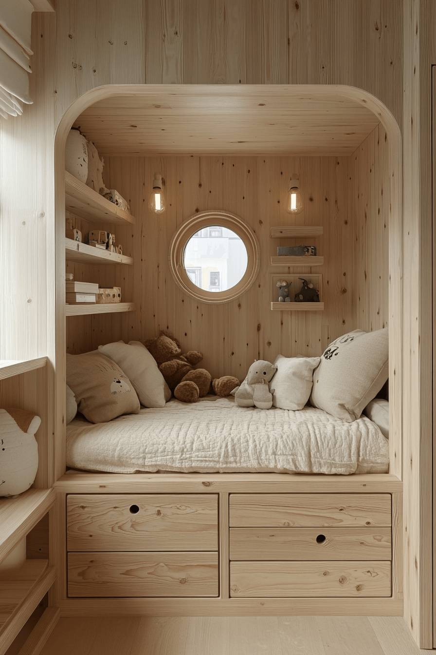 japandi kids room