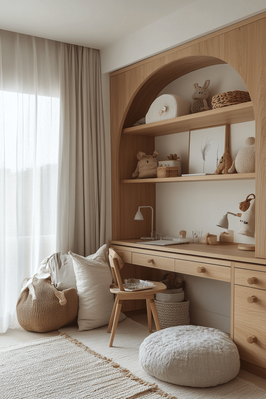 japandi kids room