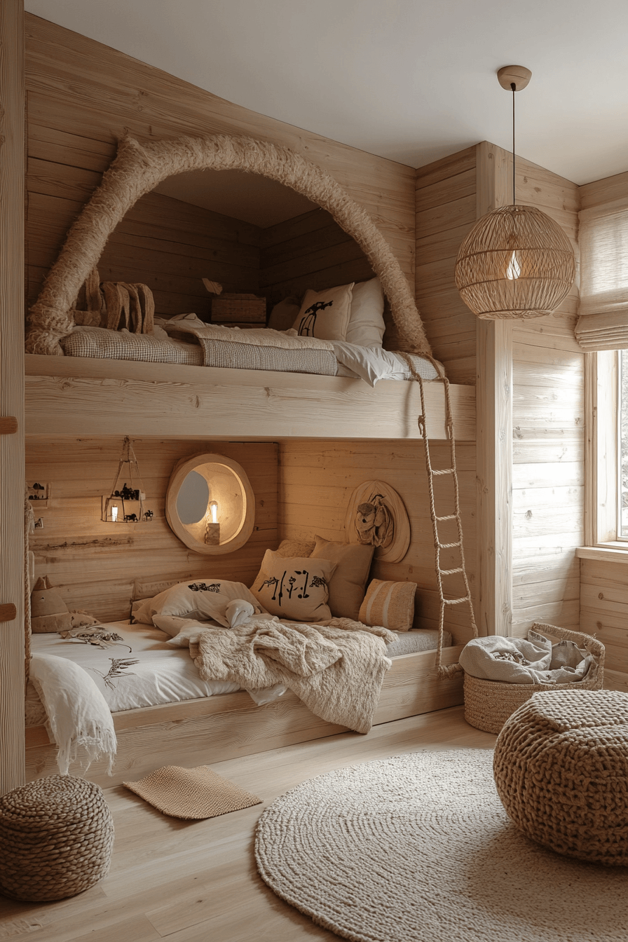 japandi kids room