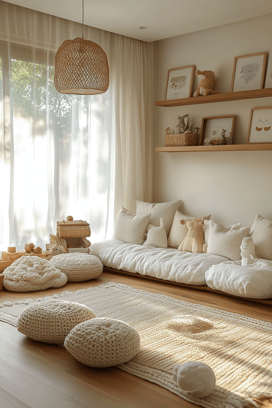 japandi kids room