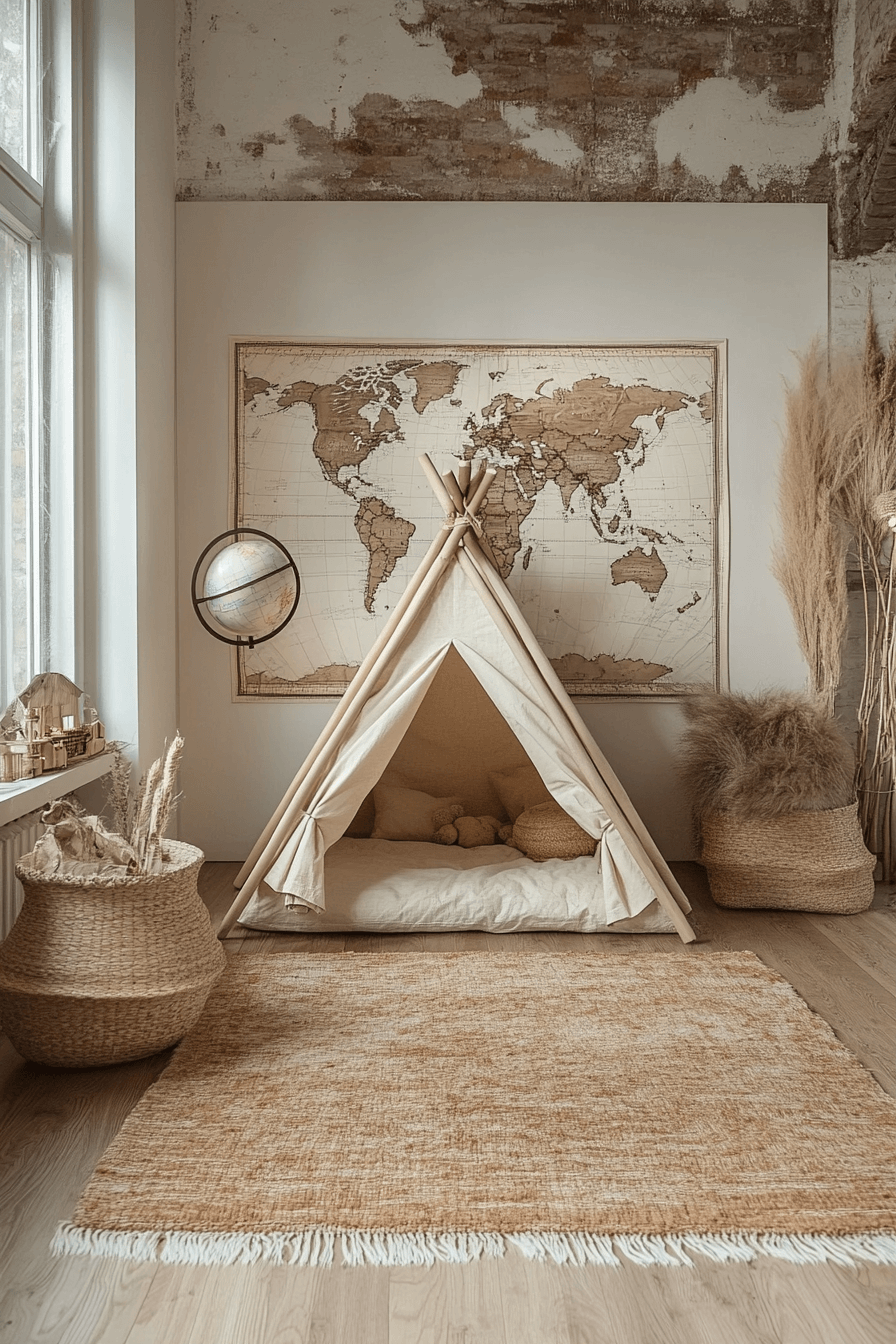 japandi kids room